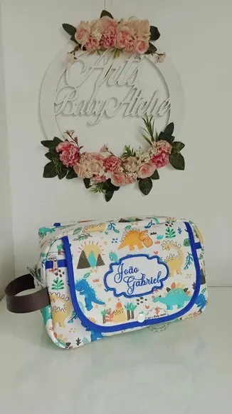 Necessaire Porta Fraldas com Trocador Removível