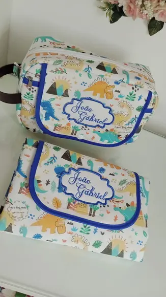Necessaire Porta Fraldas com Trocador Removível