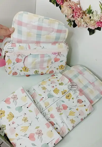 Necessaire Porta Fraldas com Trocador Removível