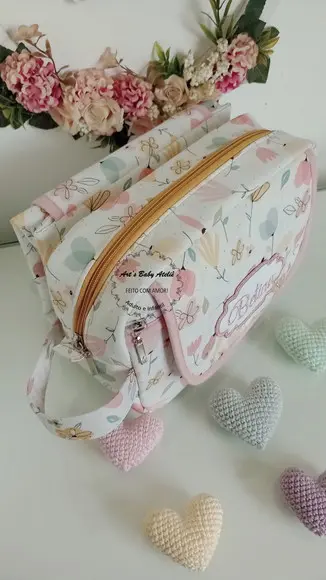 Necessaire Porta Fraldas com Trocador Removível