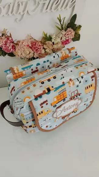 Necessaire Porta Fraldas com Trocador Removível