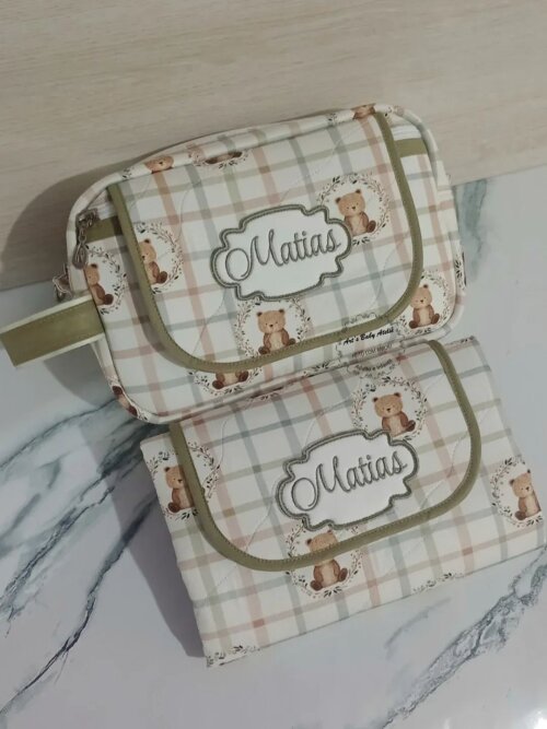 Necessaire Porta Fraldas com Trocador Removível