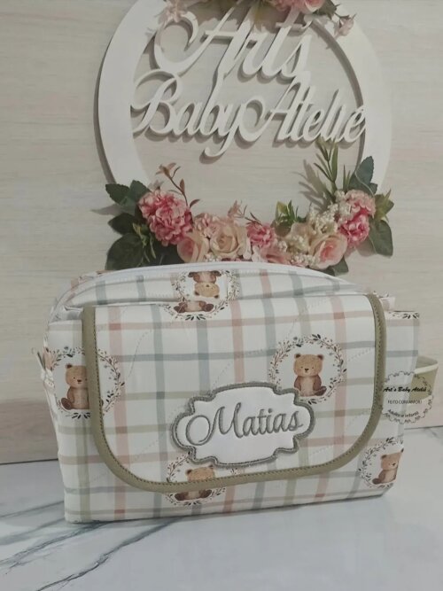 Necessaire Porta Fraldas com Trocador Removível