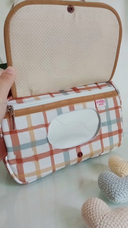 Necessaire Porta Fraldas com Trocador Removível