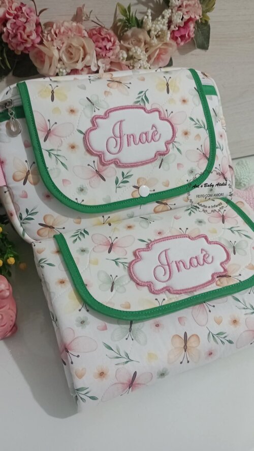 Necessaire Porta Fraldas com Trocador Removível