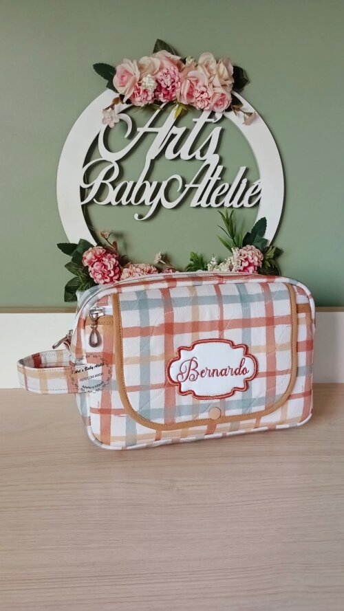 Necessaire Porta Fraldas com Trocador Removível