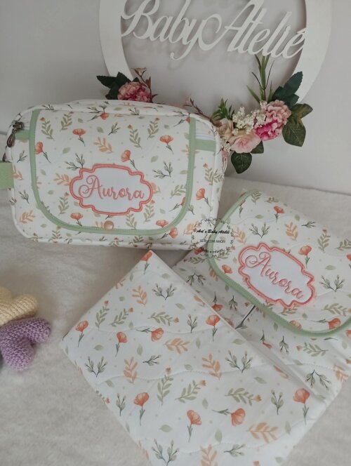 Necessaire Porta Fraldas com Trocador Removível