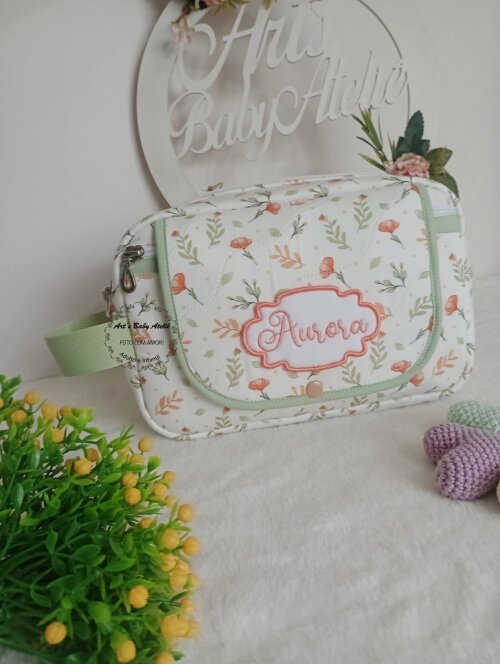 Necessaire Porta Fraldas com Trocador Removível