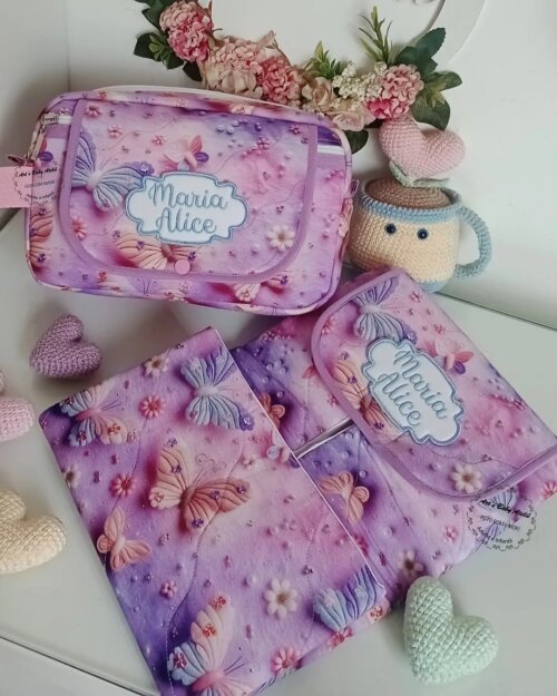 Necessaire Porta Fraldas com Trocador Removível