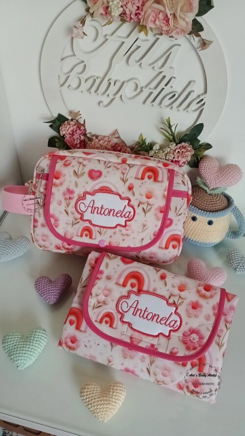 Necessaire Porta Fraldas com Trocador Removível