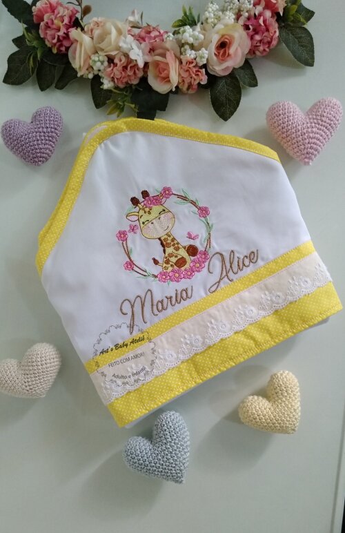 Toalha Fralda de Banho com Capuz*