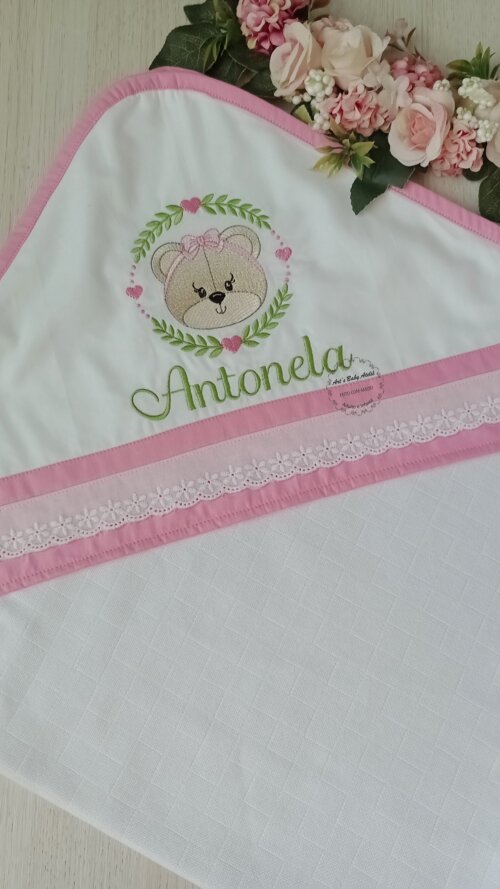 Toalha Fralda de Banho com Capuz