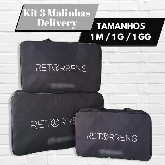 Kit com 3 Malinhas Delivery Personalizada Tam.: M/g/gg