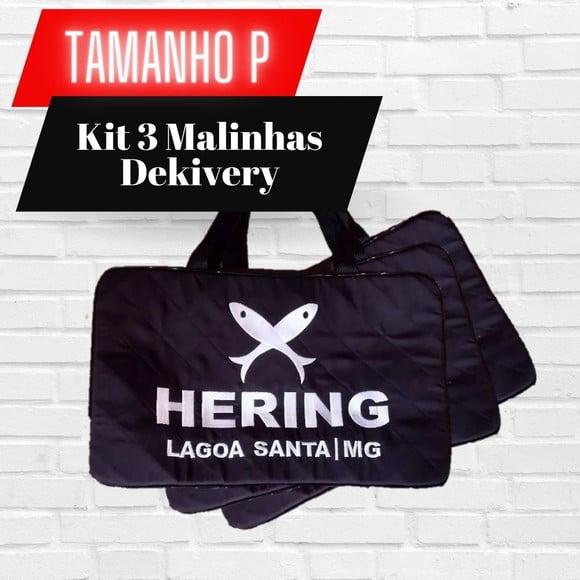 Kit com 3 Malinhas Delivery Personalizada Bordada Tamanho P