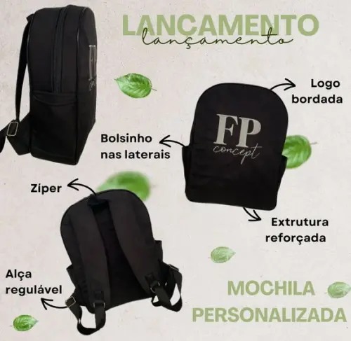 Mochila Condicional Delivery Personalizada e Bordada