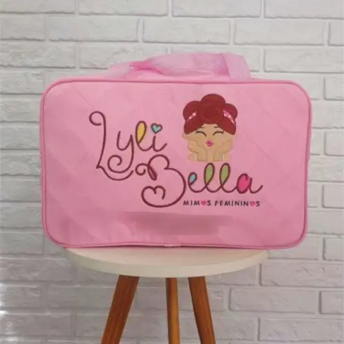 Mala de Condicional Personalizada Bordada Tamanho P
