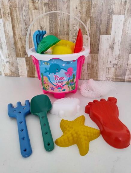 Balde de Praia Personalizado - 40 Unidades