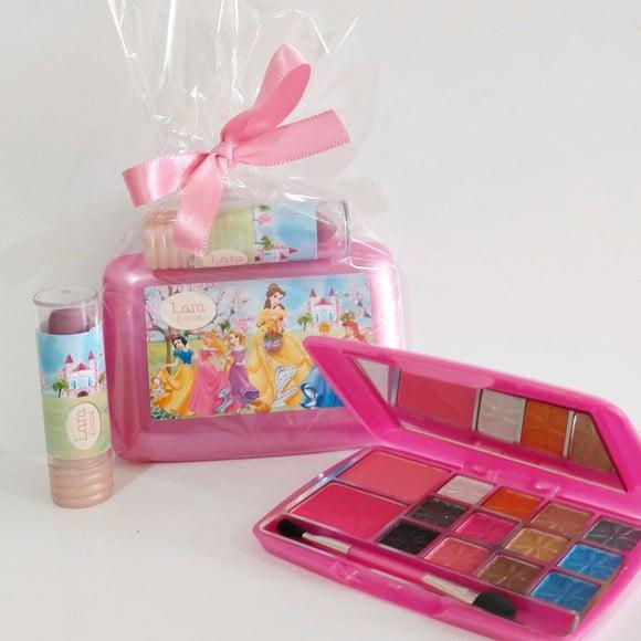 Kit Maquiagem com baton - Princesas