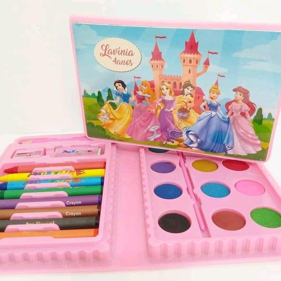 Estojo de Pintura Princesas