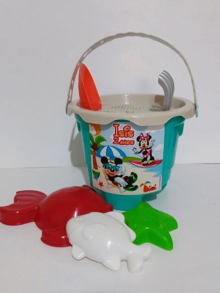 Balde de Praia Mickey e Minnie