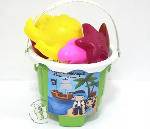 Balde de Praia Personalizado