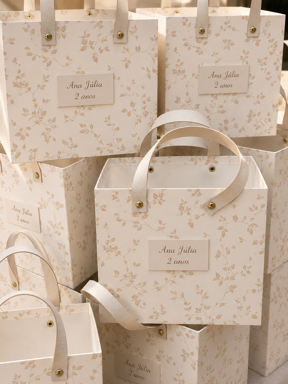 Cesto cartonado estampado