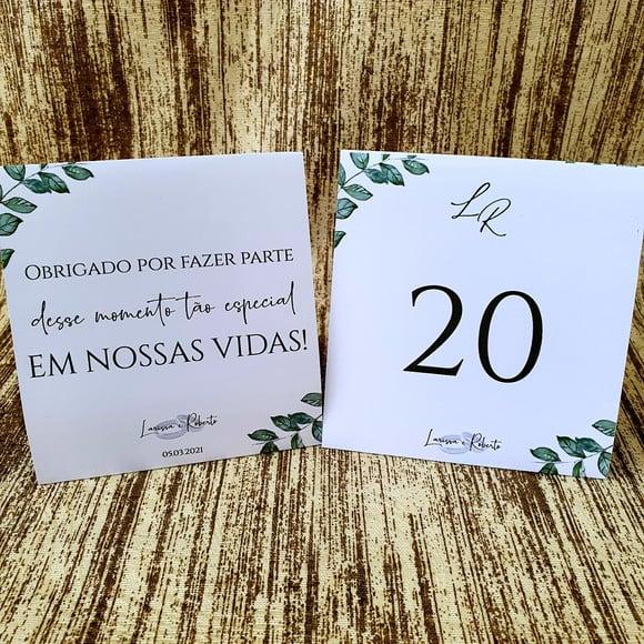 Numeração de Mesa