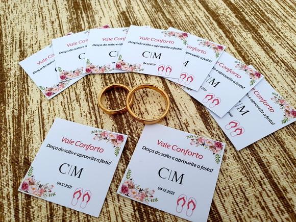 Tag Vale Conforto Personalizado 6x6cm