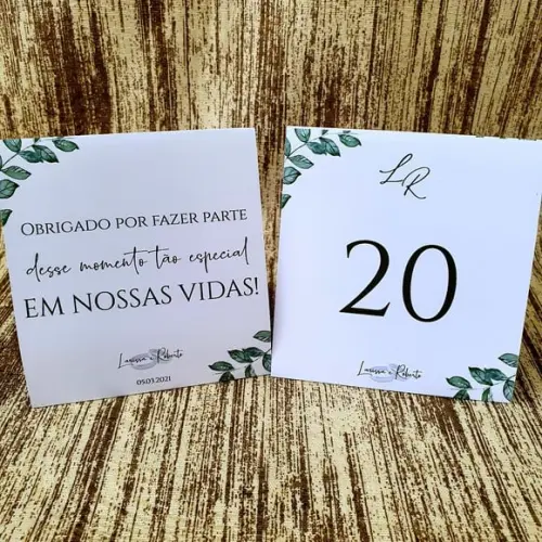Numeração de Mesa