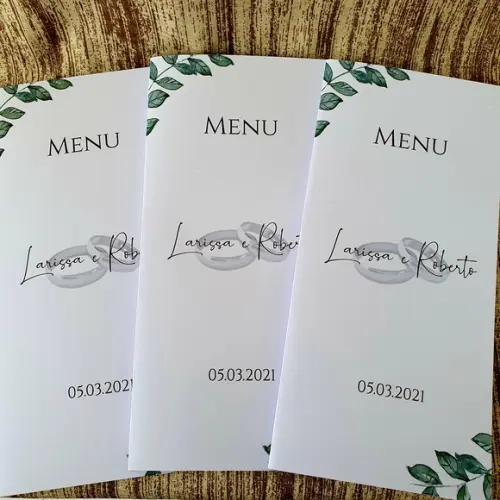 Menu Casamento
