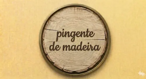PINGENTE DE MADEIRA