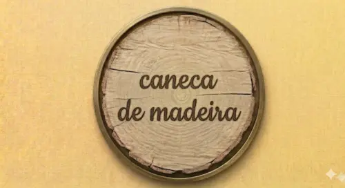 CANECA DE MADEIRA