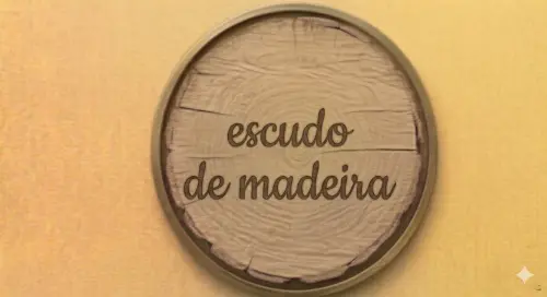 ESCUDO DE MADEIRA