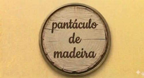 PANTÁCULO DE MADEIRA