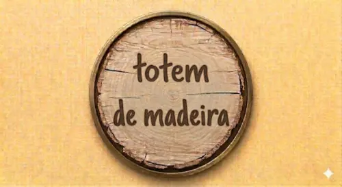 TOTEM DE MADEIRA