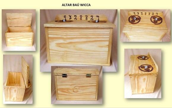 Altar Baú Wicca 70x28x38cm