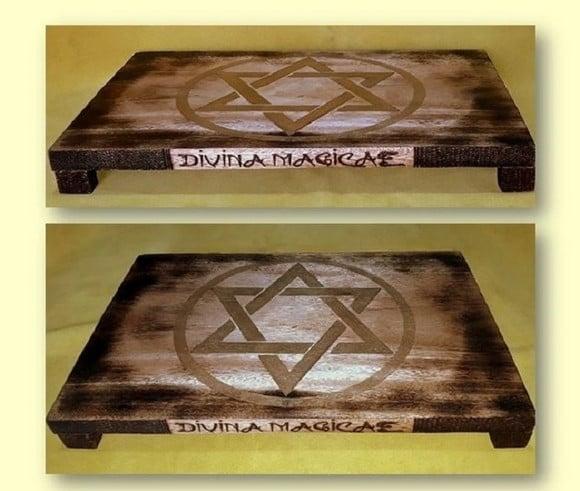 ALTAR ESTRELA DE SEIS PONTAS 70cm x45cm x 4cm