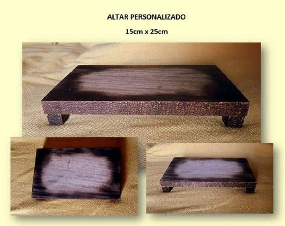 ALTAR MESA PERSONALIZADO 25cm x 15cm