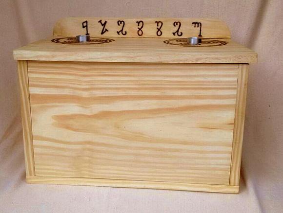 Altar Baú Wicca 70x28x38cm