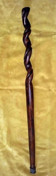 Bengala Torneada Escura - 90cm