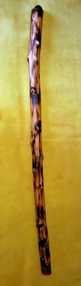 Bengala Rústica Obsidiana Negra 90cm