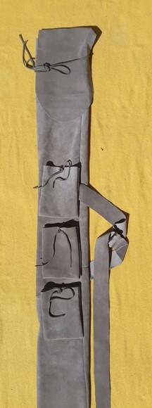 Bolsa de Couro para Cajado C/esfera 1,80cm x 20cm