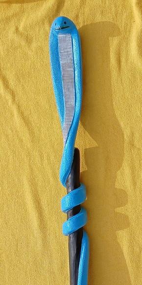 Cajado Cobra Naja Azul 1,80cm