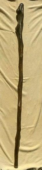 Cajado de Bruxa com Esfera de Obsdiana 1,80cm