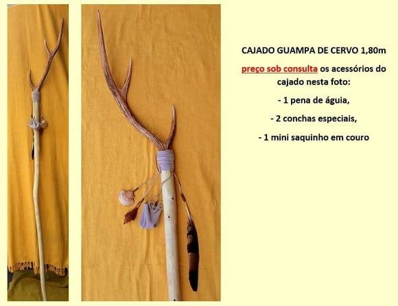 Cajado Guampa de Cervo 1,80m
