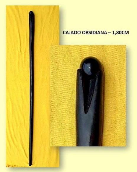 Cajado Obsidiana 1,80cm