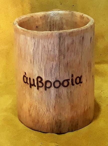 Caneca de Madeira Viking Personalizada 800ml 18x18x28