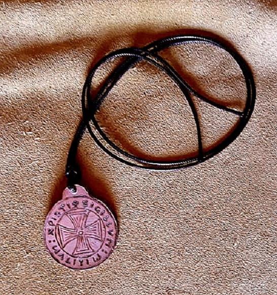 COLAR DE COURO PERSONALIZADO MOD 04
