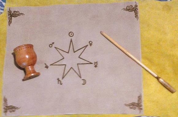 COURO MANDALA ASTROLÓGICA 01