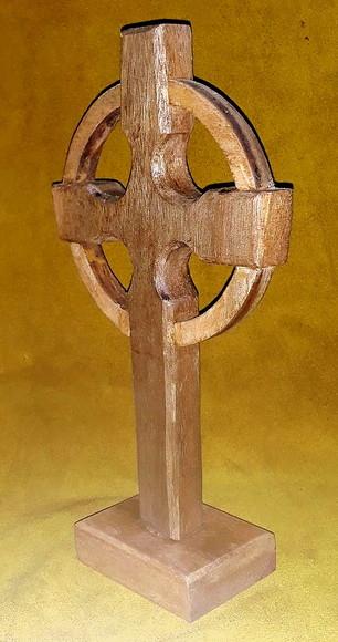 Cruz Celta em Madeira -25 cm